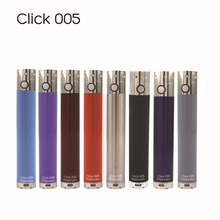 2015 Original Click 005 E-Cigarettes Battery 1700mAh/2200mAh Short-circuit Proof Battery Ego/Micro Usb Double Charging Interface