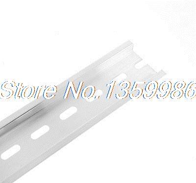 5pcs 200mm Length Aluminum U Groove C45 Switch Meter Slotted DIN Rail