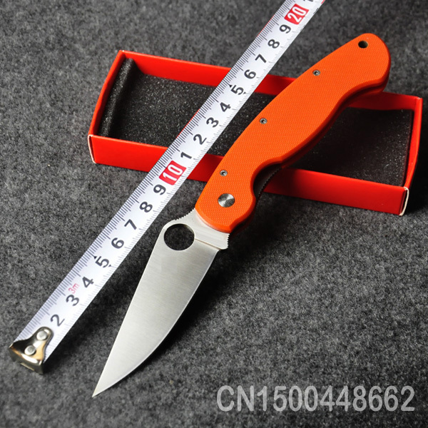SCR36 Folding Knife CTS 204P Blade G10 Handle Camping tactical knife Outdoor Multi Tools Knives High