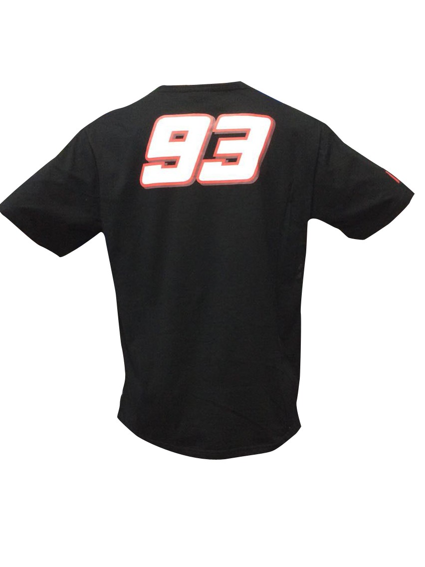 New-2015-Marc-Marquez-93-The-Ant-Cartoon-T-Shirt-Motorcycle-Motocross-casual-T-shirt-Black (1)