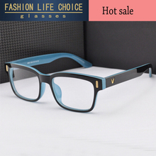 NewV-Shaped Box Eyeglasses Frame Brand For Women Fashion Men Optical eye glasses Frame Eyewear Oculos De Grau Armacao Femininos