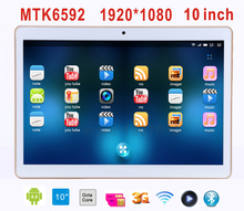 New Brand MTK6592 Octa Core Tablet 10 inch 1920 1080 9 7 IPS 3G Phone Call