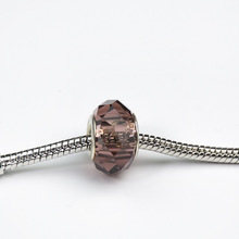 Mix Color 925 Silver Murano Glass Bead European Beads Fit Pandora Charm Bracelet Bangles Necklace BD105