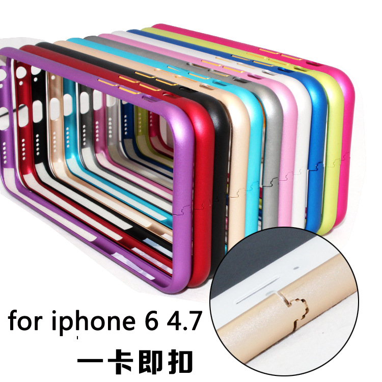 For iphone 6 mobile phone case Bumper Luxury Aluminum Metal Bumper Mobile Phone Protective Cases Covers