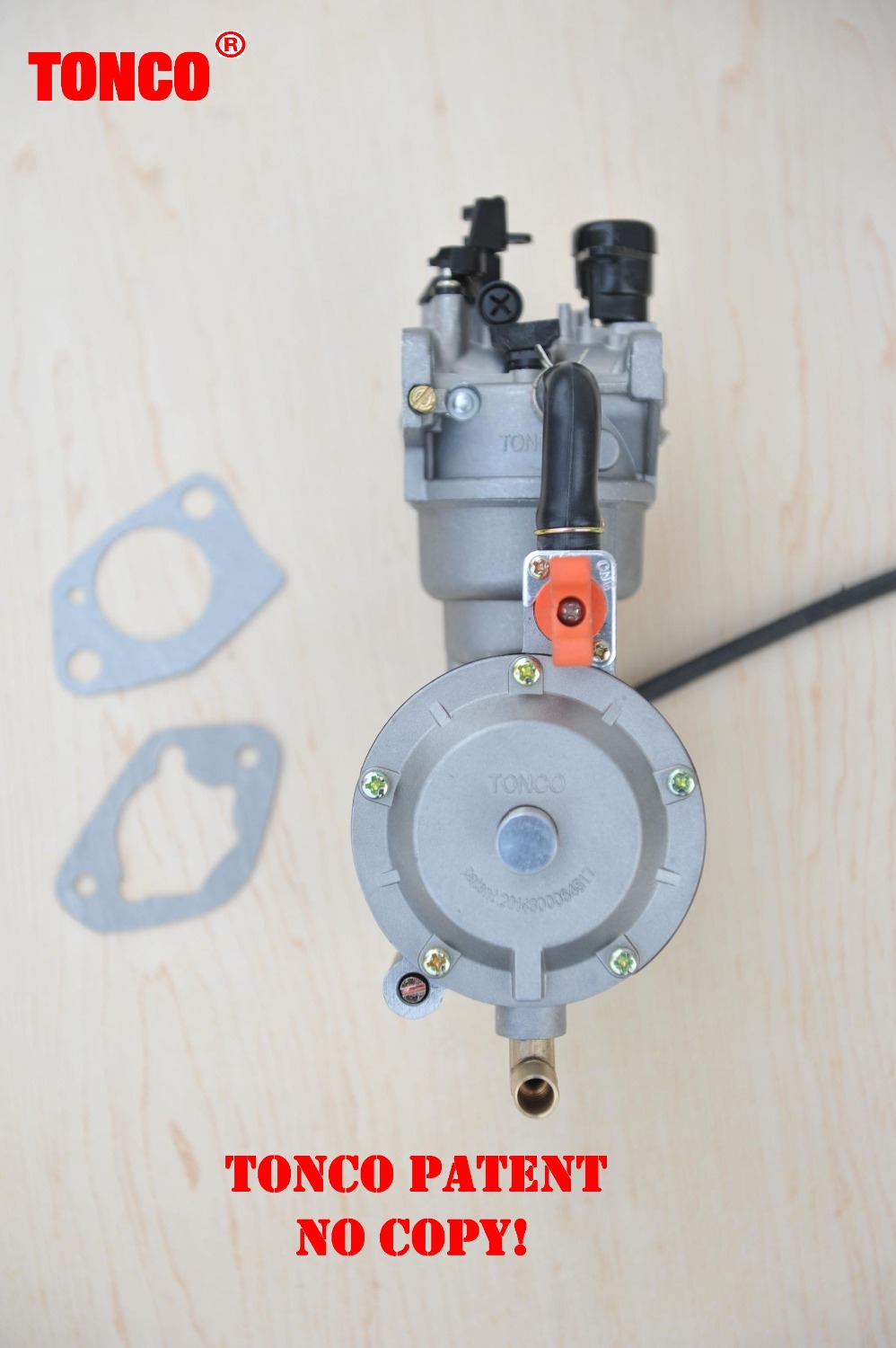 dual fuel carburetor with auto choke LPG NG propane conversion kit for