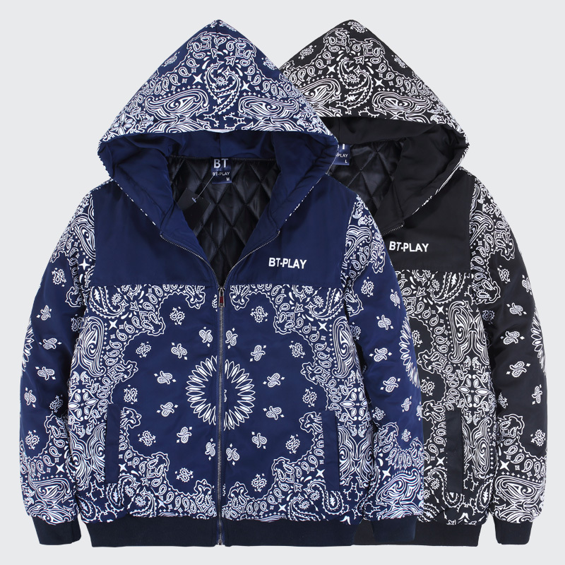 blue bandana hoodie