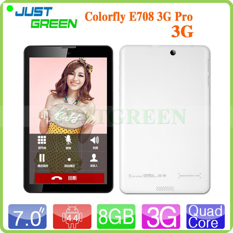 7  IPS Colorfly E708 3 G Pro   MTK8382    1  8  Bluetooth GPS WCDMA  SIM Android 4.4
