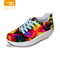 Beautiful Rose Loss Weight Women Shoes Casual Multicolor Swing Slim Shoes For Lady Female Mujer Platform