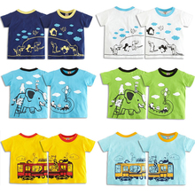 2016 Hot Sale Kids Baby Boys Girls T-Shirt High Quality Creative Cartoon Short Sleeve Children’s Boy Girl Summer Tees Tops