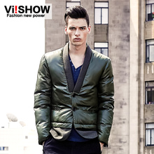 Viishow New Arrival Fashion Brand 2015 Men Winter Cotton-Padded Coat Jacket Winter Plus Size Parka Men Clothes Outwear Coat