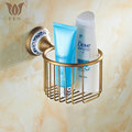 AP1 Series Antique Brass Brush Porcelain Base Wall Mounted Bathroom Accessories Paper Holders Bathroom Basket