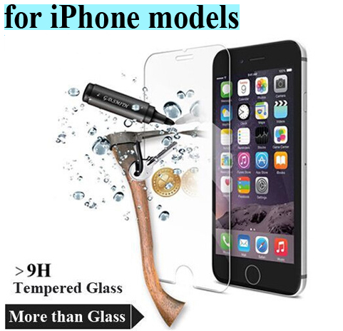 9 H закаленное стекло Для iphone 4s 5 5s 5c SE 6 6 s плюс 7 плюс протектор экрана защитная пленка передняя чехол + очистить комплекты