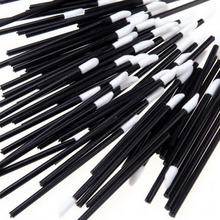 1 Set/100Pcs Disposable Lip Lipstick Gloss Wands Brush Applicator Makeup Tool Free Shipping
