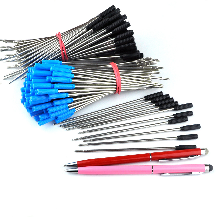 2021 Wholesale Wholesale 0.7mm Black,Blue Ink Metal Ball Pen Refill
