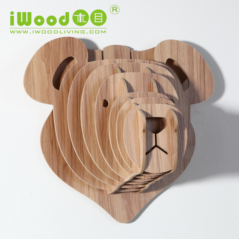 1 peçaúnica de madeira de pelúcia urso de madeira decoraç u00e3o artesanato casa decoraç u00e3o em Armario Feito De Caixote De Feira ~ 1 peçaúnica de madeira de pelúcia urso de madeira decoraç u00e3o artesanato casa decoraç u00e3o em