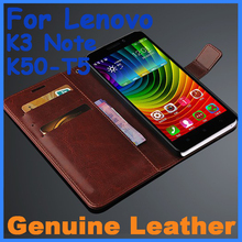 Genuine Leather Case Lenovo K3 Note K50-T5 Leather Case Flip Cover for Lenovo K3 Note K50-T5 Case Business Wallet Style Case