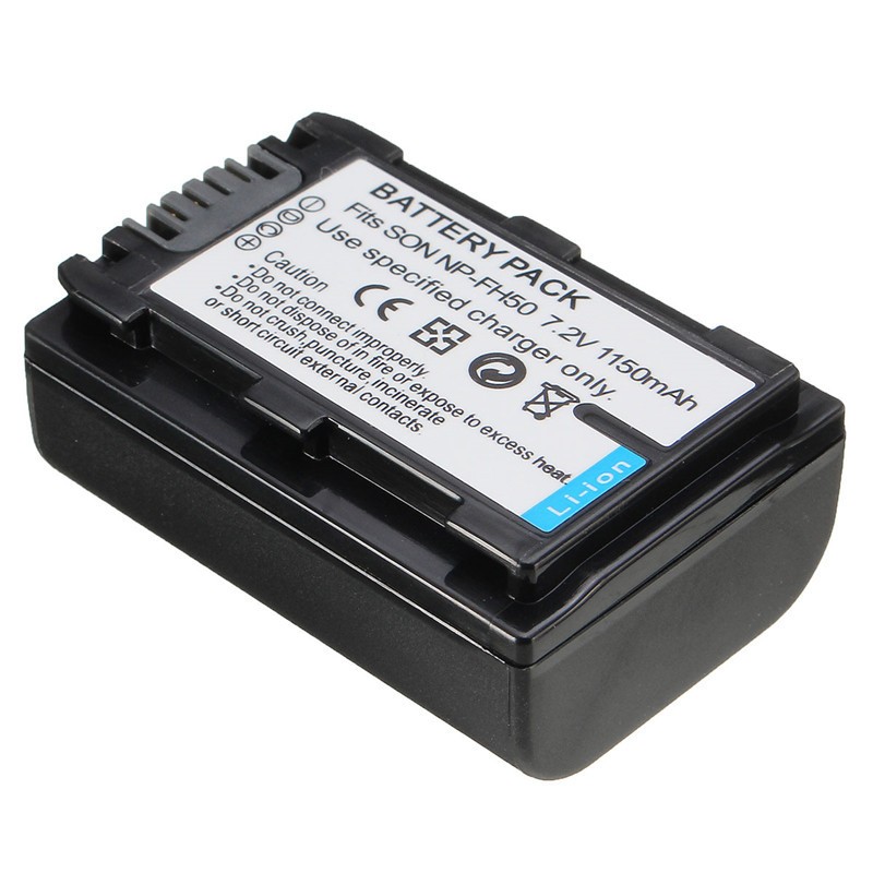1150mAh-Battery-for-Sony-NP-FH50-NP-FH40-NP-FH30-NP-FH60-NP-FH70For-Alpha-DSLR