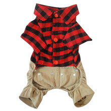 2016 Best Selling Dog Puppy Clothes British wind mill Mao Gezi Bib Dog Cat Plaid Stripe Clothes Pet Animals Supplies