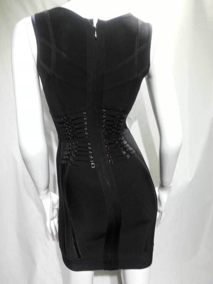 -2015-new-sexy-black-sleeveless-metal-detailed-bandage-dress-XS-S-M-L-Evening-Party (1)