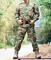 ATACS AU Camouflage suit sets Army Military uniform combat Airsoft uniform jacket pants Army Hunting uniform