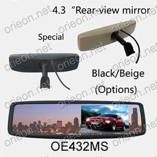 Hot selling 1pc lot New 4 3 TFT LCD Screen Special Original Rear View Mirror Car