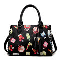 Fashion Contrast Color Ladies Handbag Black And White Stripe Rhombic Plaid Chic Bag Women Designer Trendy