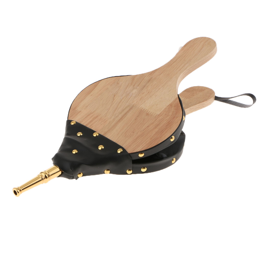 Large Wooden Fireplace Air Blower Fire Bellow Hand Bellow Pump For