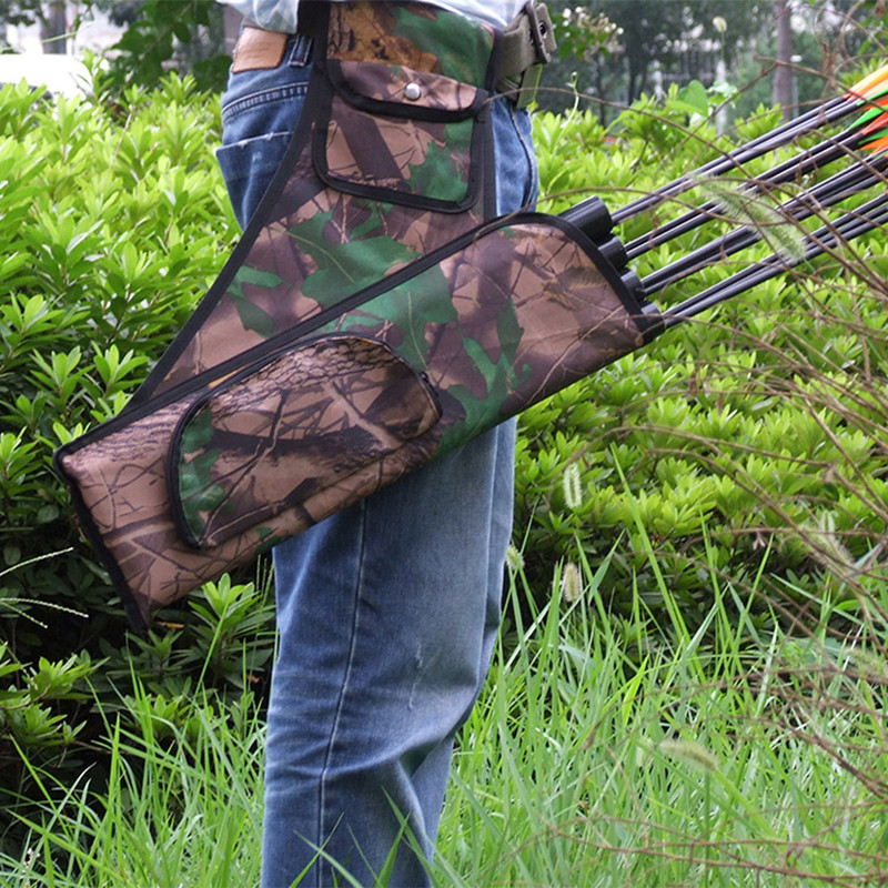 Upscale Outdoor Sports Equipment Bags Camouflage Archery Hunting Bow Bag Waist Hanging Easy Quiver Arrow Pot