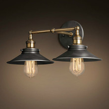 Wall lights pastoral backdrop creative personality concise art home technology industry bedside lamp bar