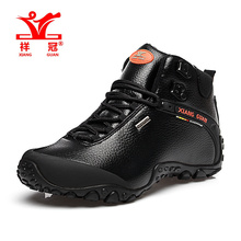 Men and women’s running shoes genulne leather waterproof outdoor travelling walking athletic sneakers size 36-45 free shipping