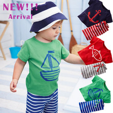 Children Boys Clothing Sets Cotton T-Shirt + Striped Pants Outfit Boy Kids Summer Clothes Newborn Sport Suits Jogging Tracksuit