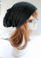 2015 hat triangular diamond lattice The Korean version winter wool bonnet Pile of pile cap sleeve