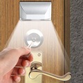PIR Wireless Auto Infrared IR Sensor Motion Detector Keyhole 4 LED Light lamp night lights motion