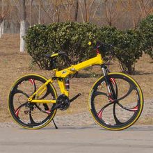 21 speed 26 inch folding bicycle double disc bicycle popular and fashionable element worthing own it