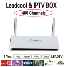 Cheapest Price Free LEADTV Arabic IPTV Box with 1 year leadtv 460 Plus Arabic Channels Remote Control Free Multi Languages