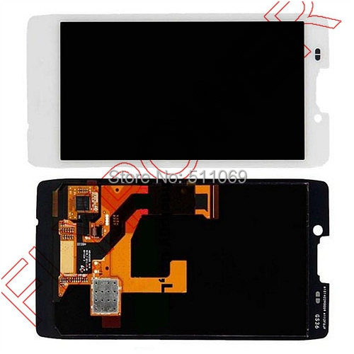 For Motorola DROID RAZR HD XT926 XT925 LCD Screen Display with Touch Digitizer Assembly free shipping; White; HQ; 100% warranty