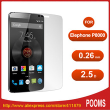 50pcs/lot Tempered Glass Screen Protector For Elephone P8000 Anti Shatter Screen Protective Film