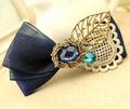 Korean style fashion women girl hairwear hair jewelry hair clip barrette yarn silk crystal hair accessories