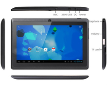 Q88 New Cheap 7 Tablet PC Allwinner A33 Quad core HD 1024 600 Android 4 2