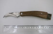 HAOSHENGYI new portable Outdoor Folding Knife natural wood handle  mushroom knife 0450#