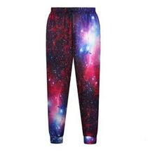 2015 Limited Top Polyester Flat Print Sport Hip Hop Pants Women Selling Elastic Waist Star Interstellar