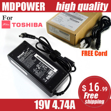 MDPOWER For TOSHIBA Satellit M209 M211 M212 laptop power supply power AC adapter charger cord 19V 4.74A