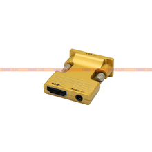 1080 P микро-hdmi мужчин и женщин VGA адаптер конвертер с 3.5 мм аудио выход для пк ps3 xbox 360