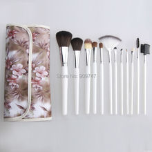 2014 Fashion New Professional Makeup kits 12 PCs Brush Cosmetic Facial Beauty Make Up Set tools