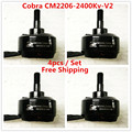 Cobra Motor CM2206 2400 V2 Superlight Brushless Motor for Mini drone Fpv racing Kv 2400 4pcs