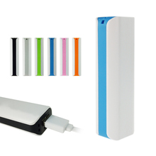Convenient Useful 6 colors phone 2600mAh power bank external battery pack for iphone 6 5s 4s for Samsung S6 S5 S4 etc