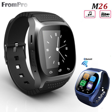 New Sport Bluetooth Smart Watch luxury wristwatch M26 smartwatch with Dial SMS Remind Pedometer for IOS Android Samsung phone