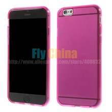 Mobile Phone Accessory Glossy Outer Matte Inner TPU Case Cover for iPhone 6 6G 4 7
