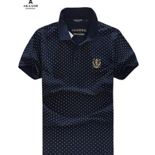 one piece High quality Cotton Men’s Polo Shirt 2016 Short Sleeve Embroidered Men Slim fit Dot Brand Boss Plus Size XXXLCD0077