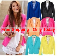 2015 blazer women suit blazer foldable brand jacket made of cotton spandex with lining Vogue refresh